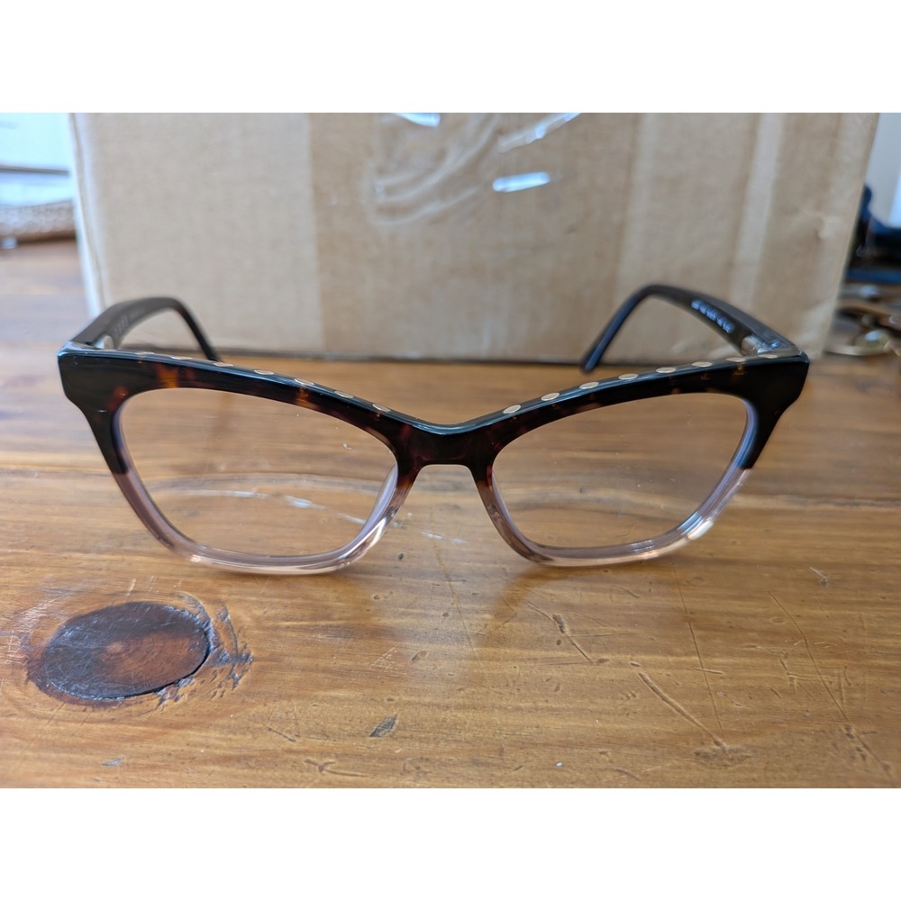 L.A.M.B. LA061 HAV Havana Brown Authentic Eyeglasses 54-17 Cat Eye Frames